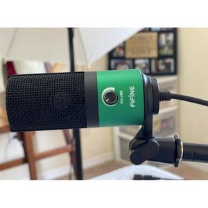 USB Gaming Microphone for PC Desktop, PS4 and Mac, Gain Control, External